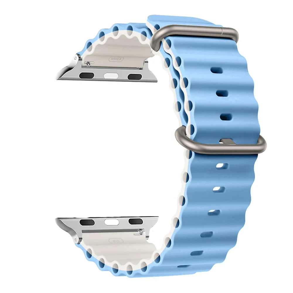 Apple Watch Silicone Strap - Soft Waterproof and Breathable